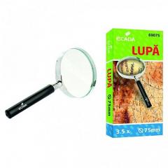 Lupa cu maner, 75 mm - Ecada