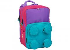 Ghiozdan - LEGO Petersen 2x2, roz/mov