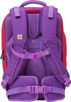 Ghiozdan - LEGO Petersen 2x2, roz/mov