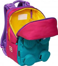 Ghiozdan - LEGO Petersen 2x2, roz/mov