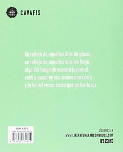 Cavafis. Recuerda, cuerpo