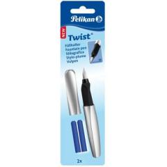 Stilou Twist - Argintiu, penita M