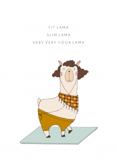 Felicitare - Llama