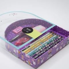 Set rechizite - Edition Box Happy Bots, roz