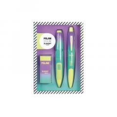 Set pix, creion mecanic si radiera - Milan Sunset, galben