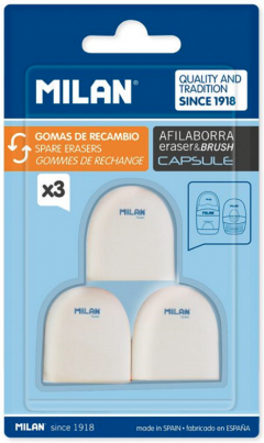 Set 3 rezerve radiera pentru ascutitoare