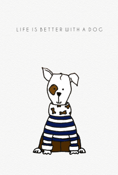 Carnet A6 - Life is better with a dog