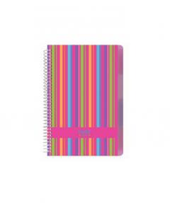 Caiet - Notte A6 cu spirala si index, matematica