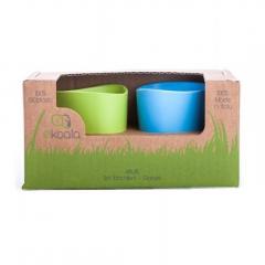 Set pahare - Bioplastic - Albastru-Verde