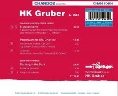 HK Gruber: Frankenstein!! Charivari. Dancing in the Dark