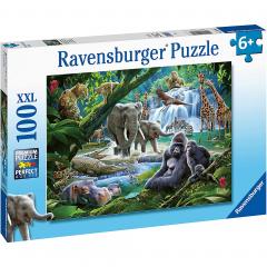 Puzzle 100 piese - Animale din Jungla