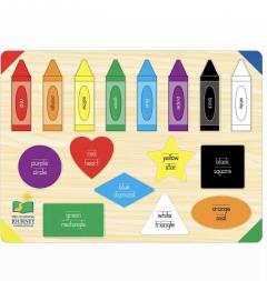 Puzzle - Sa invatam culorile si formele