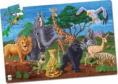 Puzzle - Glow in the dark - Animale salbatice