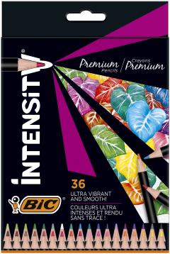 Set creioane colorate - Intensity Premium, 36 culori