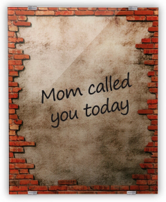 Tabla de scris - Mom Called You Today, 40x50 cm