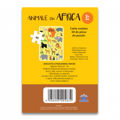 Puzzle: Animale din Africa