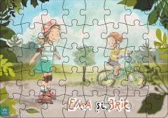 Puzzle - Ema si Eric in parc