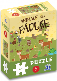 Puzzle: Animale din padure