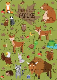 Puzzle: Animale din padure