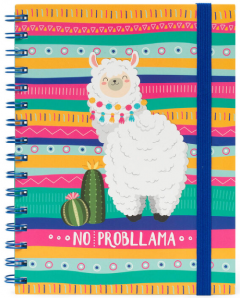 Carnet A5 - Large, Spiral, Lined - LLama