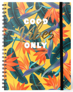 Carnet cu spirala - Maxi Trio - Yellow Tropical
