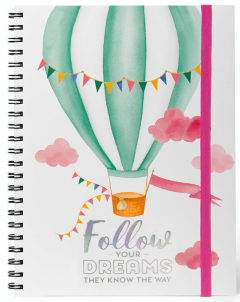 Carnet cu spirala - Maxi Trio - Air Balloon