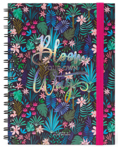 Carnet cu spirala - Lined - Large - Flora