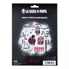 Set 32 autocolante pentru gadget-uri - Money Heist