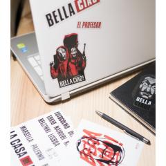 Set 32 autocolante pentru gadget-uri - Money Heist