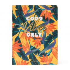 Caiet - Lined - B5 Sheet - Large - Yellow Tropical