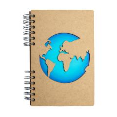 Carnet A5 - Lined - World