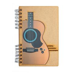 Carnet A5 - Lined - Guitar