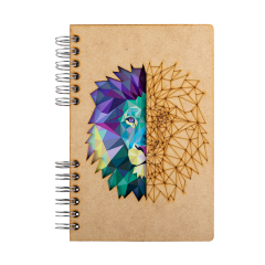 Carnet A5 - Lined - Lion