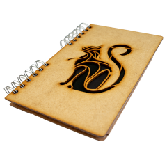 Carnet A4 - Lined - Black Cat