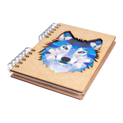 Carnet A5 - Lined - Wolf