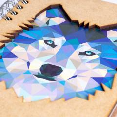 Carnet A5 - Lined - Wolf