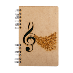 Carnet A5 - Lined - Music