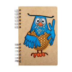 Carnet A5 - Lined - Fable Owl