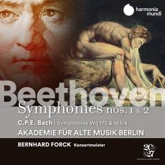 Beethoven: Symphonies Nos. 1 & 2 / C. P. E. Bach: Symphonies Wq 175 & 183/4