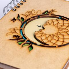 Carnet A6 - Lined - Moon