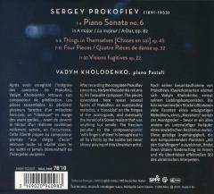 Prokofiev: Piano Sonata No. 6; Visions Fugitives