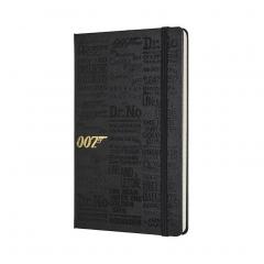 Carnet - Moleskine Limited Edition Notebook, James Bond, Titles, Large, Ruled, Hard Cover