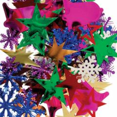 Accesorii craft - Giant Christmas Sequin Shapes Assorted, 50g