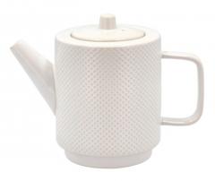 Ceainic cu infuzor -  Offwhite Stoneware