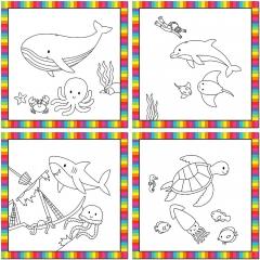 Set pentru colorat - First Water Magic - In Ocean