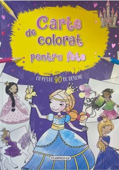 Carte de colorat pentru fete