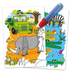 Set pentru colorat - Water Magic - Safari