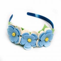 Cordeluta - Handmade - Flori Albastre