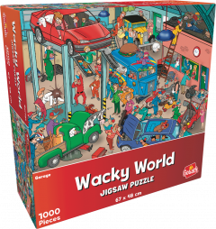 Puzzle 1000 piese - Wacky World - Garage