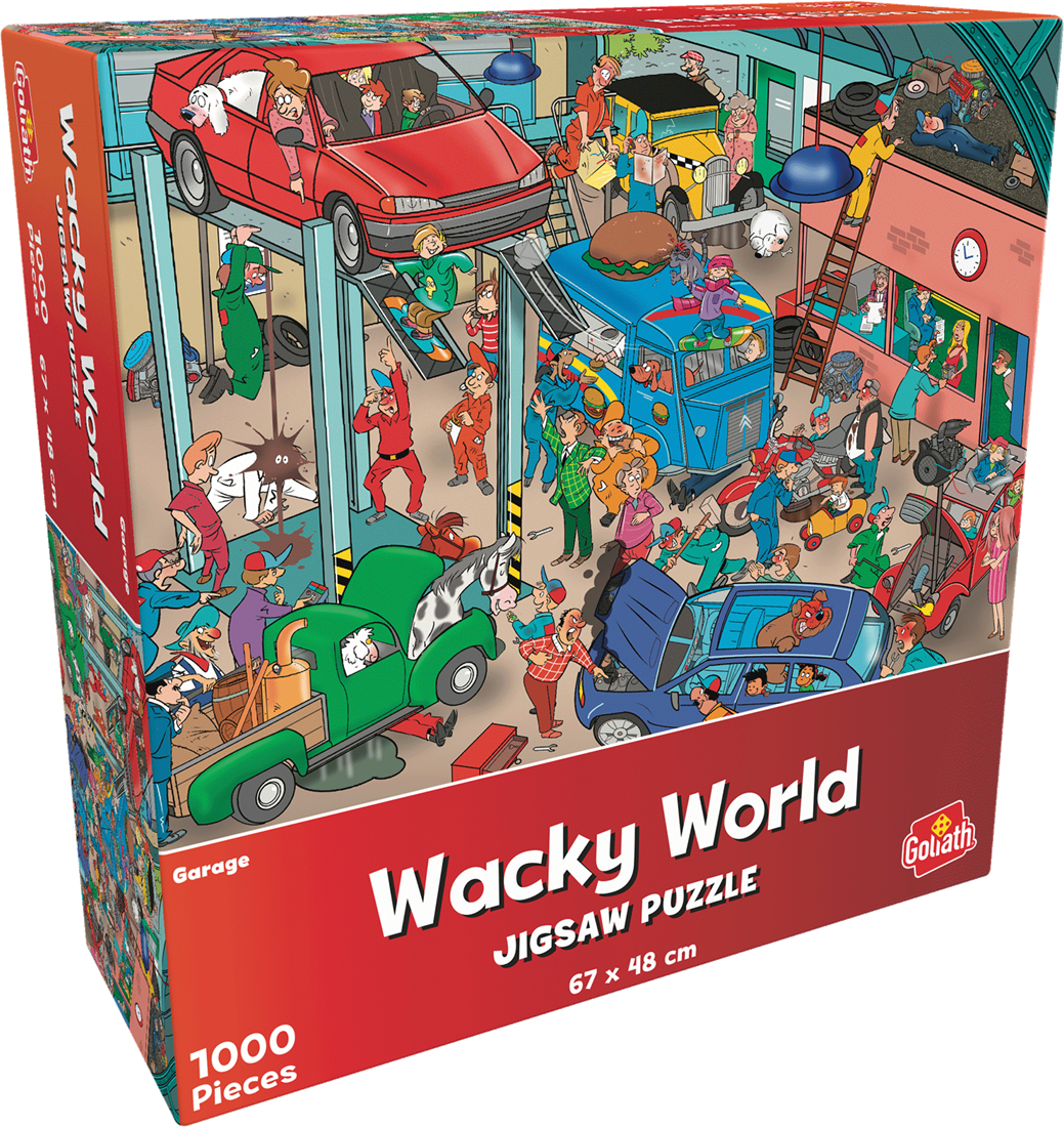 Puzzle wacky world garage 1000 peças